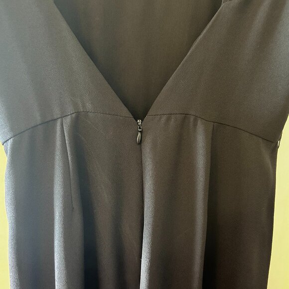 Black TopShop low back jumpsuit - Picture 4 of 8